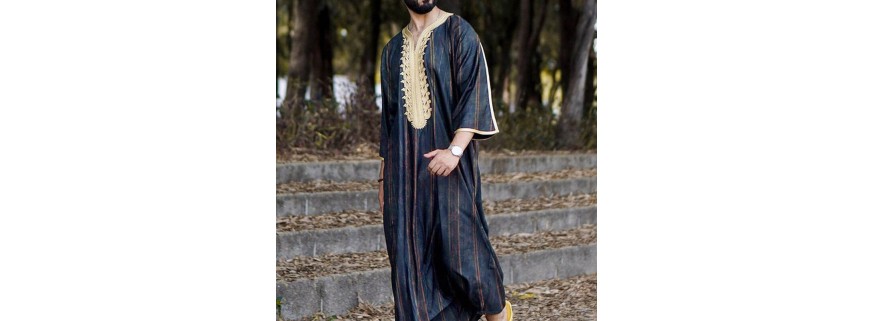 Djellaba homme-vêtement traditionnel marocain